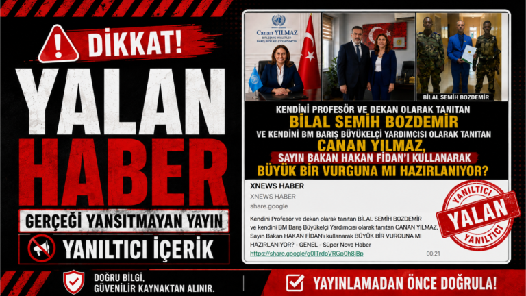 Yalan haber ve yanıltıcı iddialara karşı kamuoyu doğrulama manşet görseli